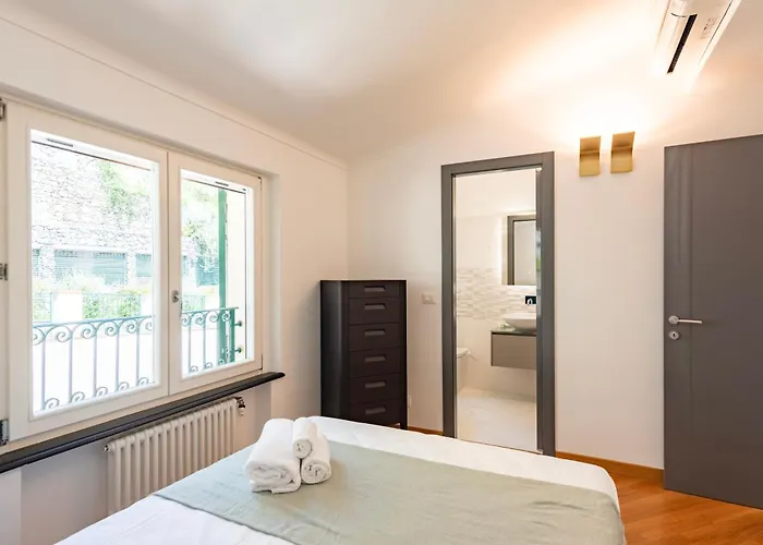 Wonderful House In With Parking - Happy Lägenhet Portofino