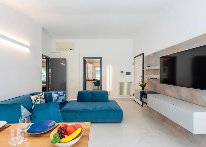 Wonderful House In With Parking - Happy Lägenhet Portofino